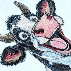 Cheerful Cow Face