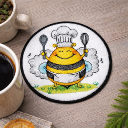 Chef Bee ITH Coaster