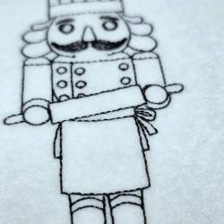 Chef Nutcracker Line Art
