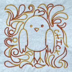Chick Satin Quilting Pattern