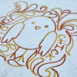 Chick Satin Quilting Pattern