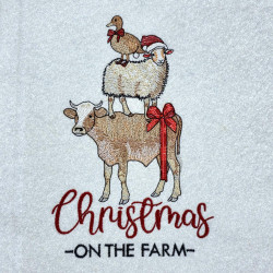 Christmas Farm Animal Stack