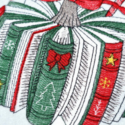 Christmas Library Pumpkin