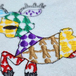 Christmas Reindeer Patch Work