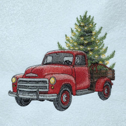Christmas Retro Truck