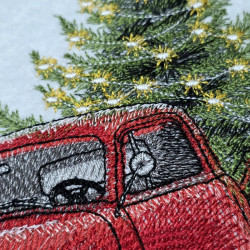 Christmas Retro Truck