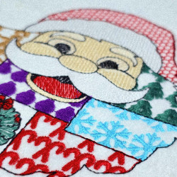 Christmas Santa Patch Work