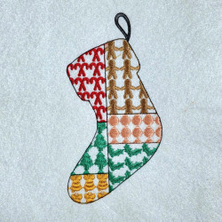 Christmas Stocking Patch Work
