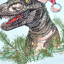 Christmas T-Rex
