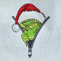 Christmas Thief With Santa Hat