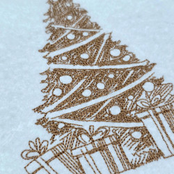 Christmas Tree With Wrapped Gifts