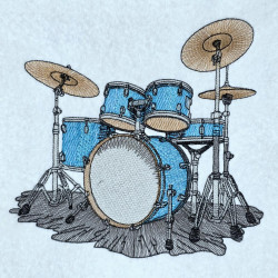 Classic Drum Set Music Design