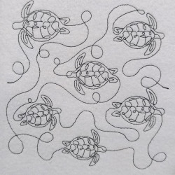 Coastal Turtle Quilting Pattern