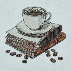 Coffee Cup And Books