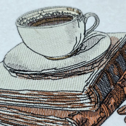 Coffee Cup And Books