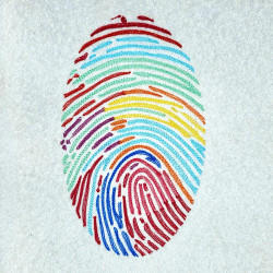 Colorful Fingerprint Design