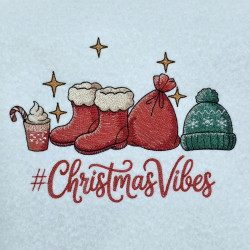 Comfy Christmas Vibes Quote