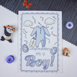 Congratulations It's A Boy Cardstock
