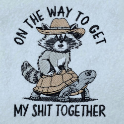 Cowboy Raccoon On Turtle Quote