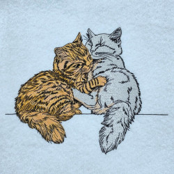 Cozy Cats Embrace