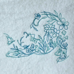 Cozy Floral Cat