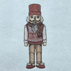 Cozy Pink Hat Christmas Nutcracker