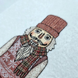 Cozy Pink Hat Christmas Nutcracker