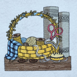 Craft Basket Bookshelf Panel