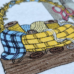 Craft Basket Bookshelf Panel