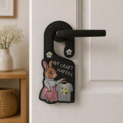 Craft Bunny ITH Door Hanger