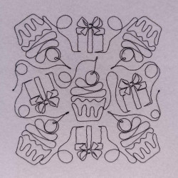 Cupcake Gift Quilting Pattern