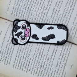 Cute Cow ITH Bookmark