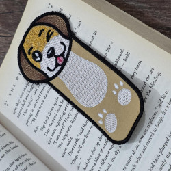 Cute Puppy ITH Bookmark