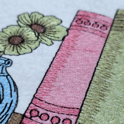 Daisy Bookshelf Panel