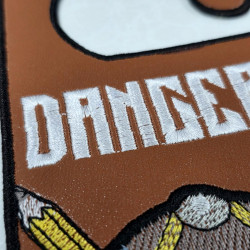Danger Pirate Skull ITH Door Hanger