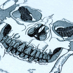 Dark Outline Human Skull