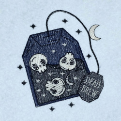 Dead Brew Celestial Skull Tea Bag