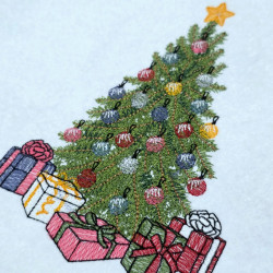 Decorated Christmas Tree With Presents