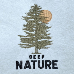 Deep Nature Pine Tree Sunset