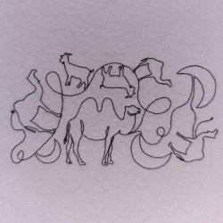 Desert Camel Quilting Pattern