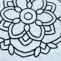 Detailed Floral Mandala Pattern