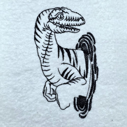 Dinosaur Line Art