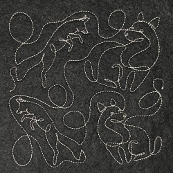 Doberman Dog Quilting Pattern