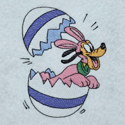 Dog In Easter Egg