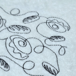 Donut Swirl Quilting Pattern