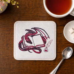 Dragon Book Magic ITH Coaster