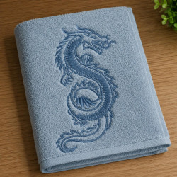 Dragon Line Art Embossed