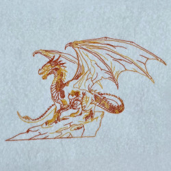 Dragon On Cliff Edge