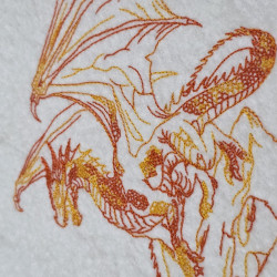 Dragon On Cliff Edge