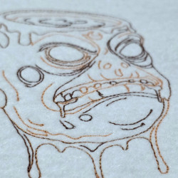 Drippy Monster Mug Line Art